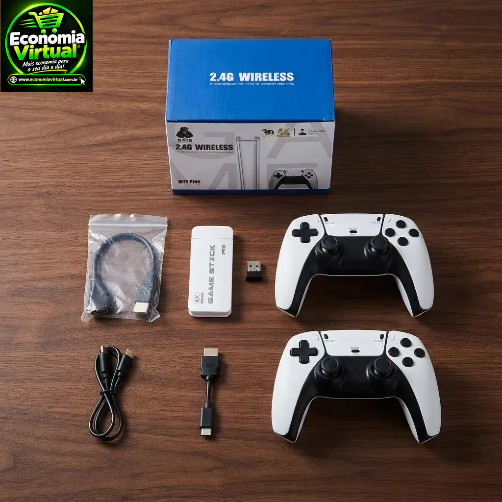 Console genérico M15 64gb, modelo alfanumérico M15, branco